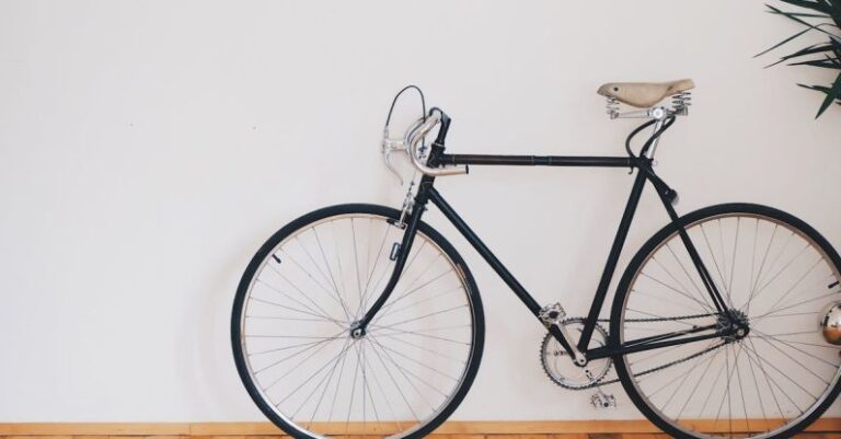 Bike - Black Fixed-gear Bike Beside Wall